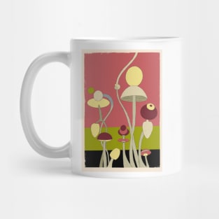 Whimsical Mycology: A Surrealistic Flora Fantasy Mug